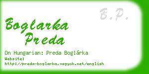 boglarka preda business card